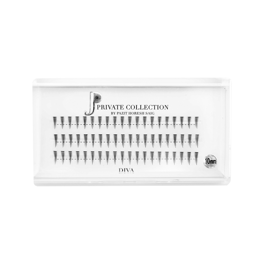DIVA individual lashes 10mm - D Curl