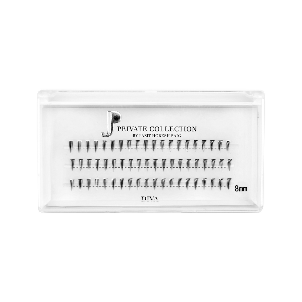 DIVA individual lashes 8mm - C Curl
